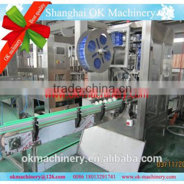 Automatic filling capping and labeling machine