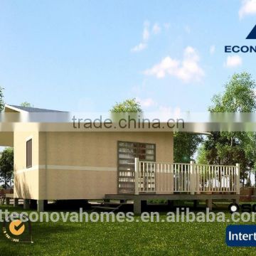 30 square meter Middle East standard prefabricated wooden house with light steel structure and solar system