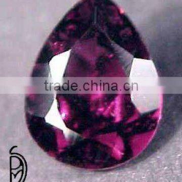 Rhodolite Semi Precious Gemstone Pear Cut For Diamond Pendant From Manufacturer/Wholesaler
