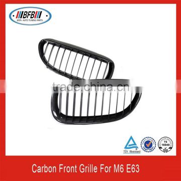 Carbon fiber auto accessories/ front grille For BMW M6 E63