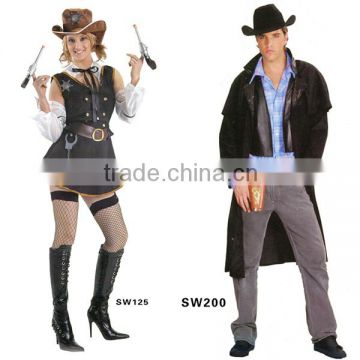 Factory hot sale cowboy fancy dress costumes