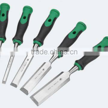 chisel carving chisel with two color plastic handle