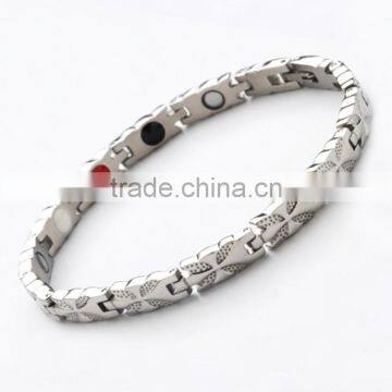 Ladies Pure Titanium Magnetic Bracelet