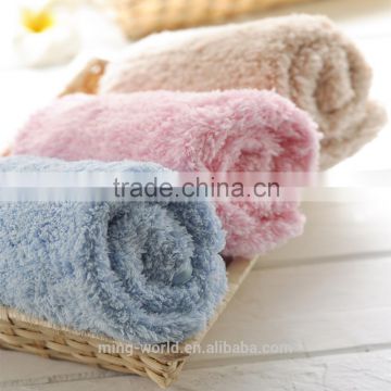 Quick dry absorbent fluffy cozy smooth microfiber towel