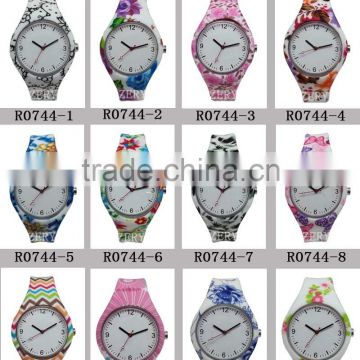 any color is available watch spare parts, silicone strap watch spare parts R0744