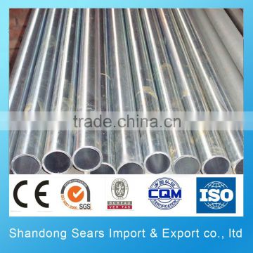 pre galvanized steel pipe / galvanized round pipe STPG38