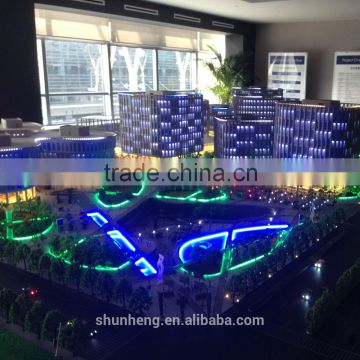 Perfect lighting miniature building model maker with lighting system