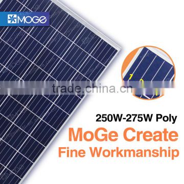 Moge CE/TUV/ISO certification cheap price solar panel 250w-275w on sale