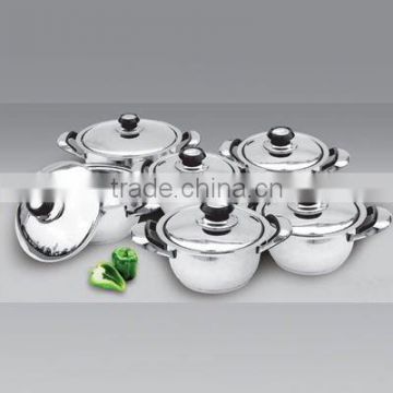 12pc stainless steel cookware set