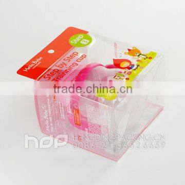 customized high quality food safe clear plastic boxes,folding box