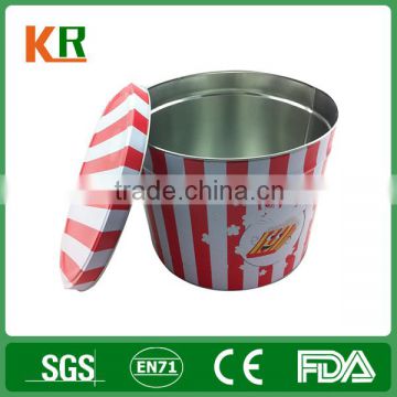 Export wholesale popcorn tin can