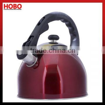 2.0L Stainless Steel Red Whistling Kettle Tea Kettle