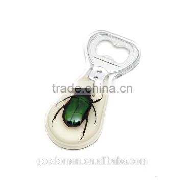 creative design acrylic insect shape bottle opener for beer