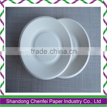 eco-friendly bagasse and wheat straw biodegradable disposable paper plate