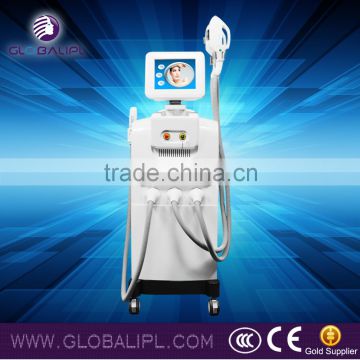 High frequency shr ipl e light machine for hair removal wrinkle remover / skin care machine