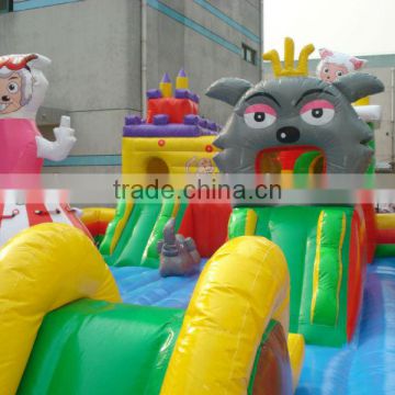 Colorful giant inflatable obstacle/inflatable obstacle course for fun/inflatable combo for kids games