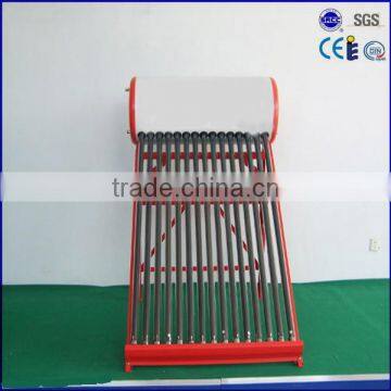 colourful steel non pressure solar water heater