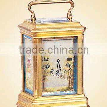 brass antique European royal craft decorative clock