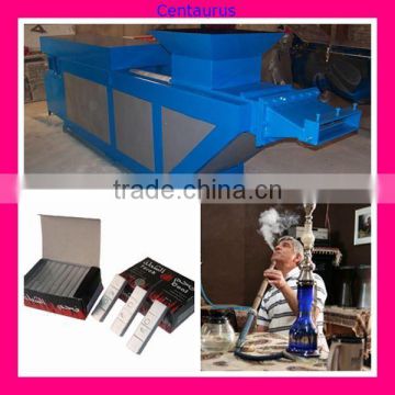 High efficiency cubic hisha charcoal making machine with easy operation