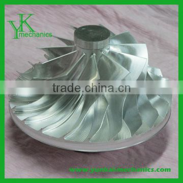 High precision stainless steel machining turbocharger impeller