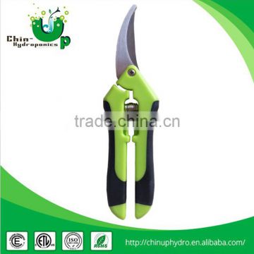 2016 weed and leaves scissor with grip handle /durable sharp branch cutting tool