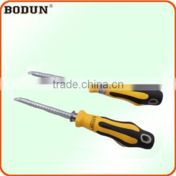D1034 213 Black and Yellow wear heart handle with adjustable two use screwdriver