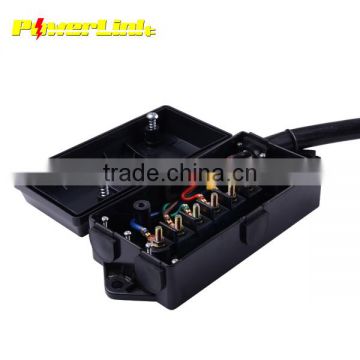 S10315 NEW 7 way Trailer Wire Cord Junction Box, COLOR CODED splice repair pole connect