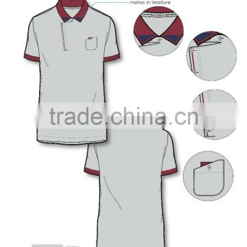 men's polo shirt with pocket ODM service Italy new design polo shirt