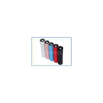Rechargeable Slim Mobile Cylinder Power Bank 2600mAh With LED Torch