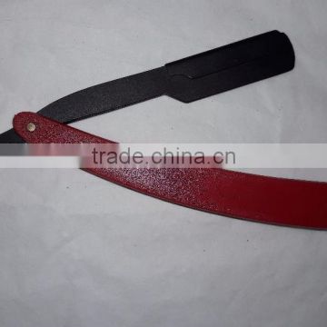 Plastic Handle Disposable Straight Razor Blades