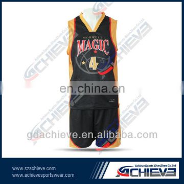 red basketball vests/shorts new custom men basketball jerseys 100% polyester soft feeling basketball shirts