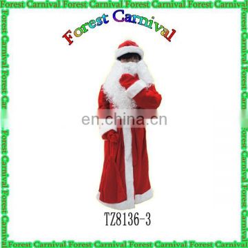 TZ8136-3 Adult Santa Claus Christmas Costumes Retail 165-180cm