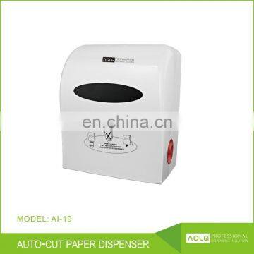 Plastic HRT paper dispenser, wall mount automatic tissue dispenser