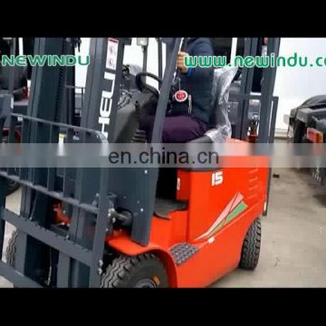 HELI 1.5t Full Electric Forklift Trucks Battery Charged Stacker CPD15