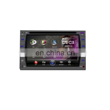 Universal Double Din with AUX IN Touch screen 6.2-inch Car DVD Player