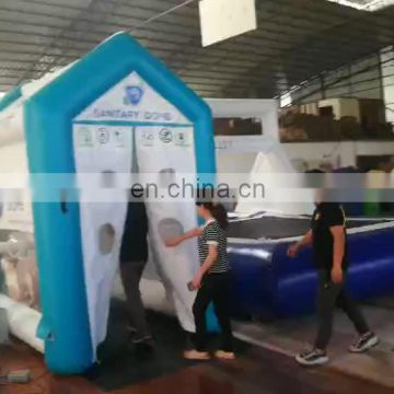 Wholesale Portable double lanes decontamination inflatable sterilizer tunnel, disinfection ultrasonic humidifier tunnel