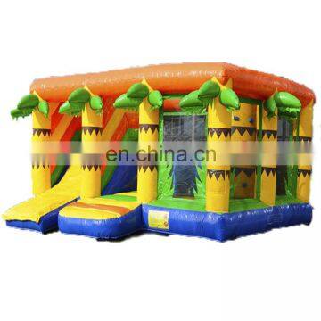 jungle junior moonwalk inflatable commercial bouncer jumping bouncy castle with slide