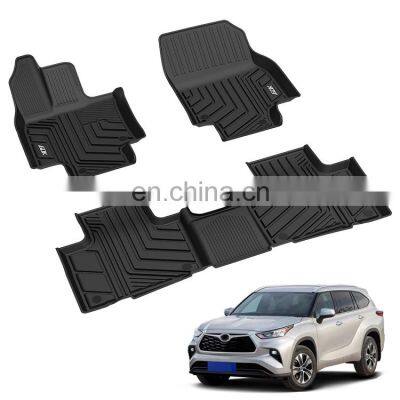 Best Selling All Seasons Weather Protection Tpe Custom Floor Car Mats For TOYOTA HIGHLANDER 2020//