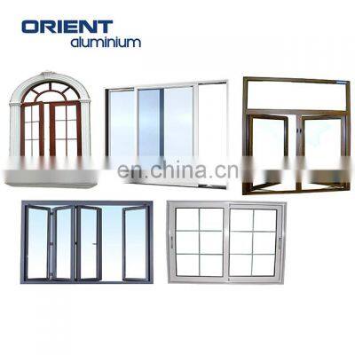 Customized bottom price aluminium french casement window