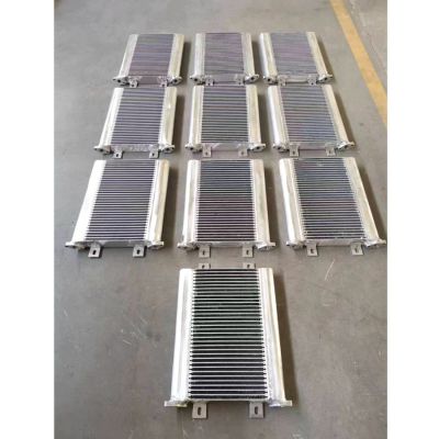 Processing customized various types of plate fin water cooler radiator
