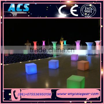 ACS Christmas LED Color Change cube chairs and decoration