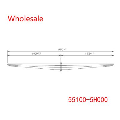55100-5H000 Rear Axle Wheel Parabolic Spring Arm of Medium Duty Vehicle Wholesale For Hyundai