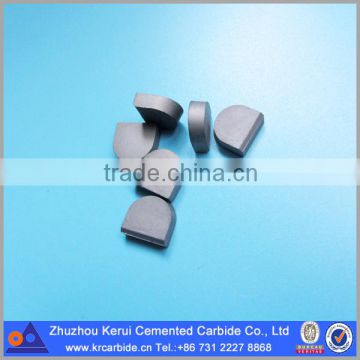 Type B2 Metal cutting carbide tips for brazed tool with good wear resistance
