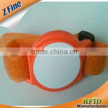 fashional customized nylon RFID viscose wristband from china supplier