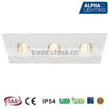 IP Rated Fixed Dimmable 3*7W COB LED Downlight