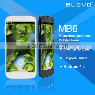 wholesale mobile phone 6 inch 960*540 IPS screen 8M camera ultra slim android smart phone