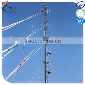 Antenna Guyed Wire Mast Steel Tower