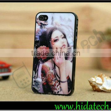 For iPhone 4/4S Beautiful Girl Hard Case,Factory Direct Selling,OEM/ODM,In Stock