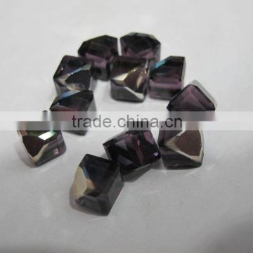 8mm Transparent style assorted colors ice cube crystal glass beads.Applicable to the necklace earrings etc.CGB012