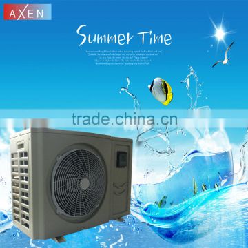Heat pump for swimming pool heating and cooling